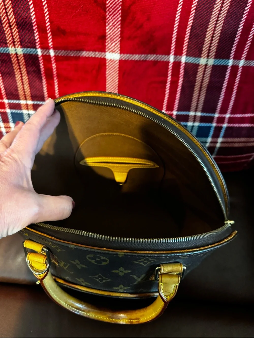 Louis Vuitton Vintage Brown Monogram Ellipse PM Handbag